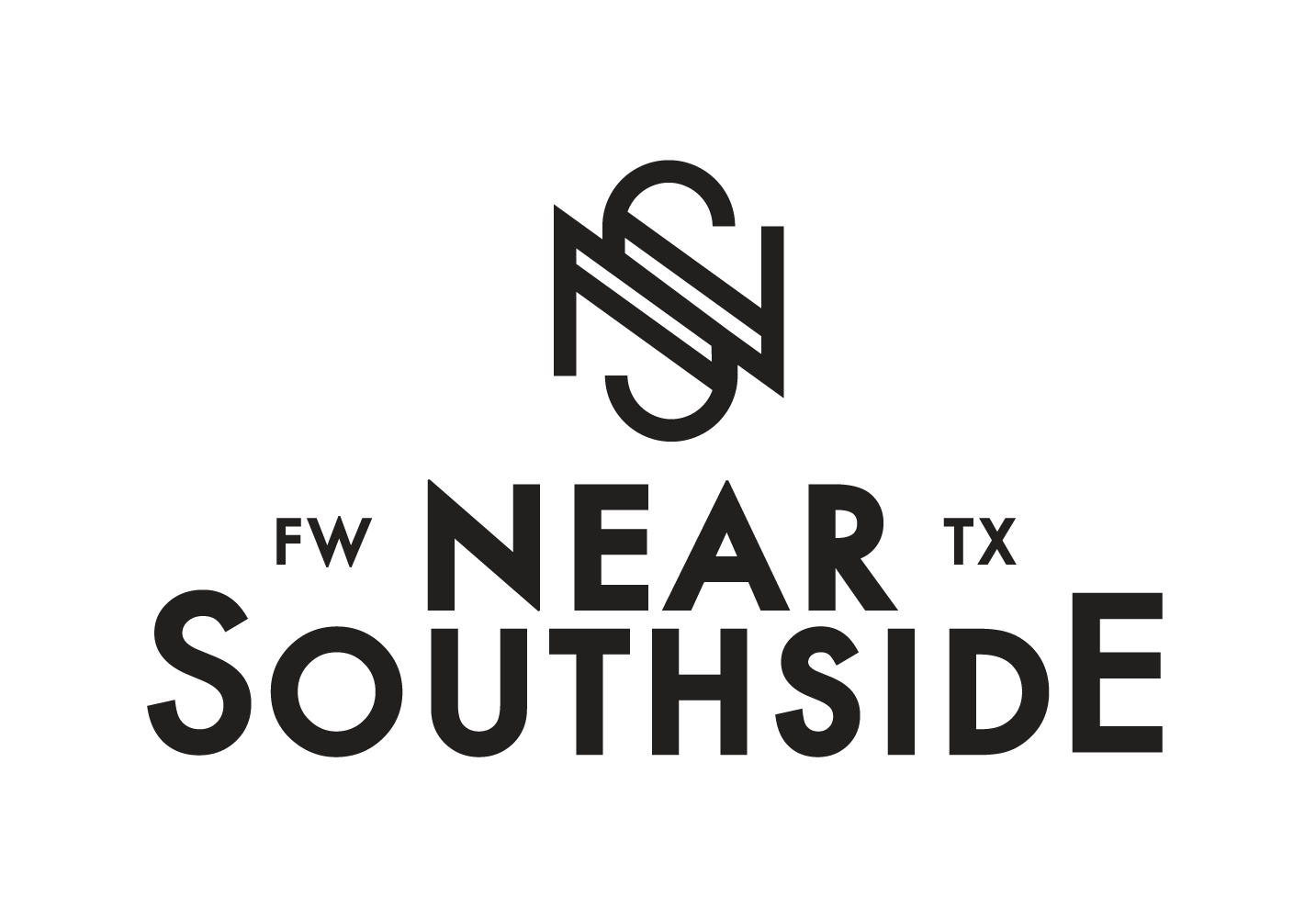 Near South Side logo centered 1 C BLK RGB